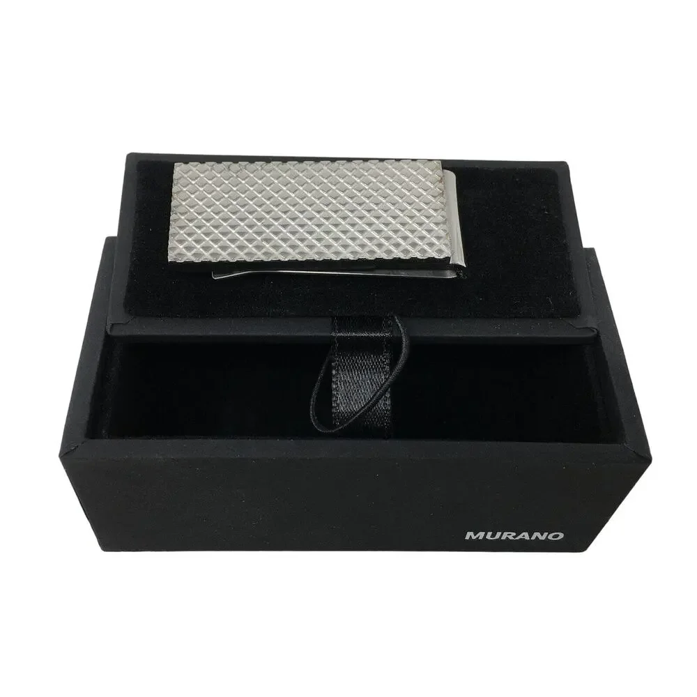 Men's Murano FMA121417 Square Money Clip, Size OS - Silver